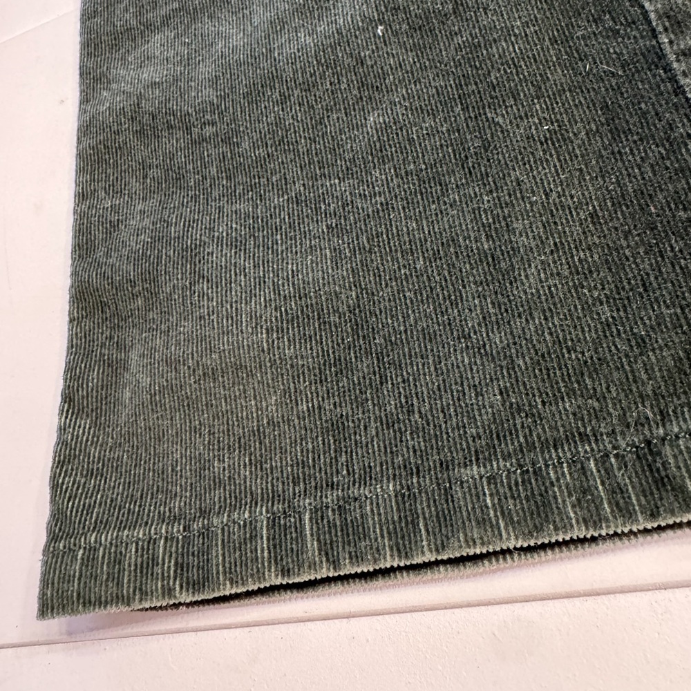 J. Jill Women’s Sz 6 Stretch Below Waist Dark Green Corduroy Trousers - Picture 2 of 6
